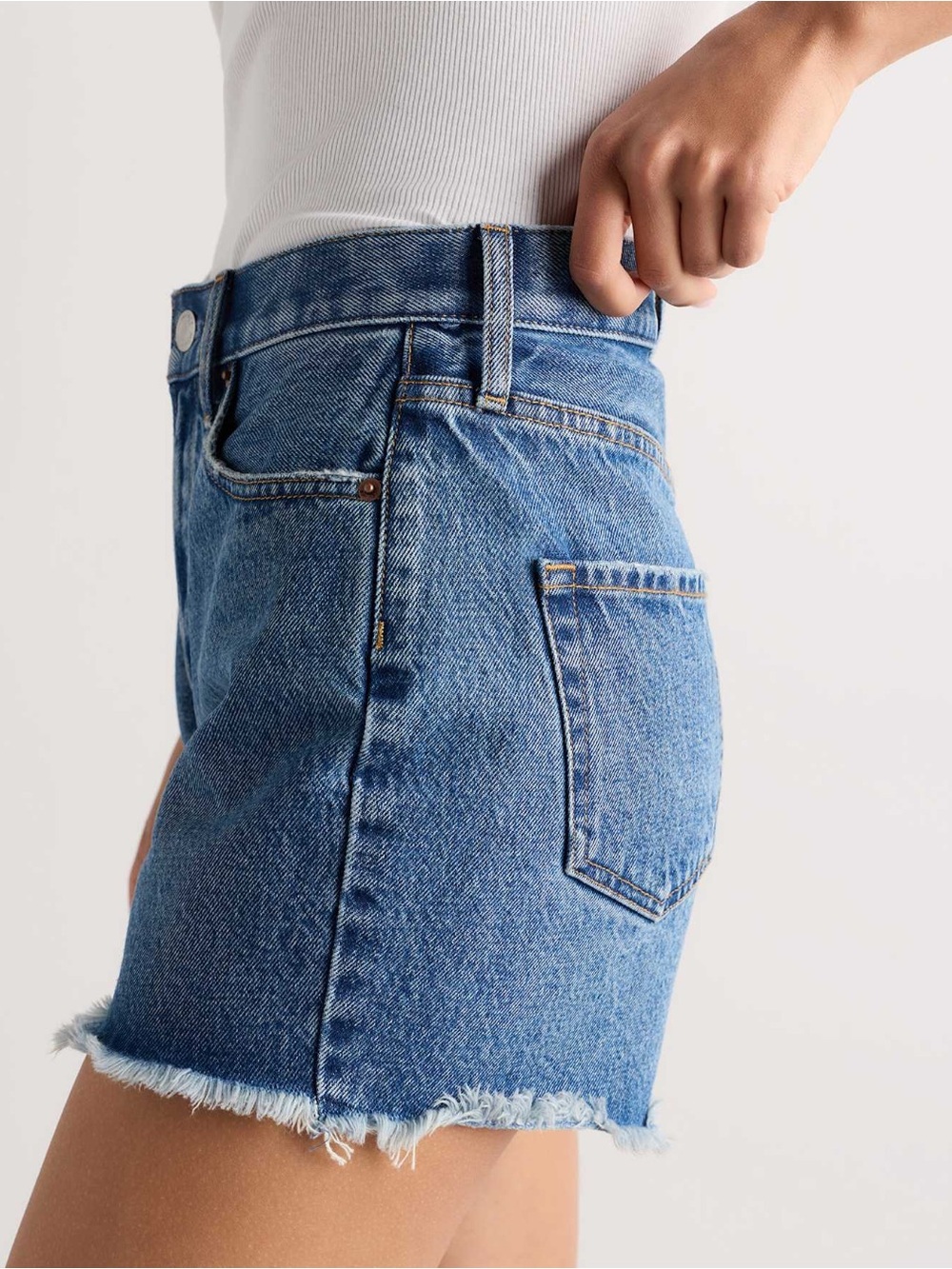 NA-KD Cut off Denim Shorts